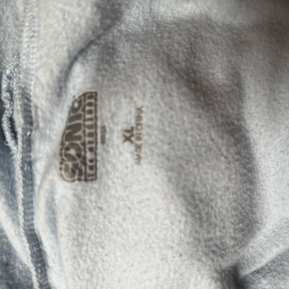 Sonic the Hedgehog Kids Hoodie Youth XL Blue Graphic Pullover Kangaroo Pocketβ - Picture 5 of 8